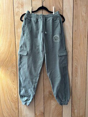 Small  Womens Grayish-Green Gymshark Joggers